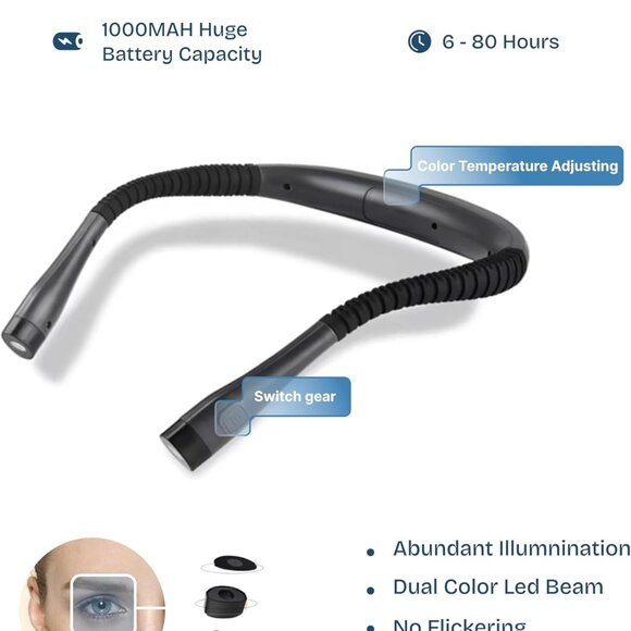 Flexible Arms-Rechargeable-Type-C USB-Long Battery Life(1 Pack) - Picture 3 of 7